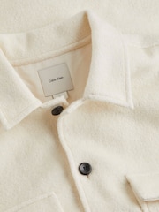 Calvin Klein Relaxed Boucle Heavyweight Overshirt - Изображение 4 из 4
