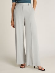 Calvin Klein Grey Slim Soft Trousers - Image 1 of 7