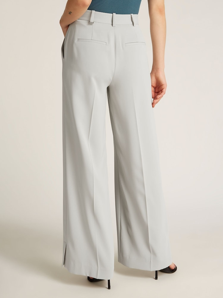 Calvin Klein Grey Slim Soft Trousers - Image 2 of 7