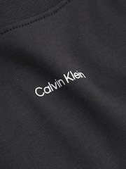 Calvin Klein Black Regular Fit Nano Logo 100% Cotton T-Shirt - Image 7 of 7