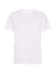 Calvin Klein White Regular Fit Nano Logo 100% Cotton T-Shirt - Image 5 of 7