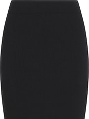 Calvin Klein Black Cotton Blend Jumper Skirt - Image 1 of 3