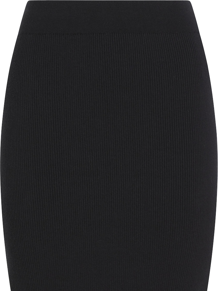 Calvin Klein Black Cotton Blend Jumper Skirt - Image 1 of 3
