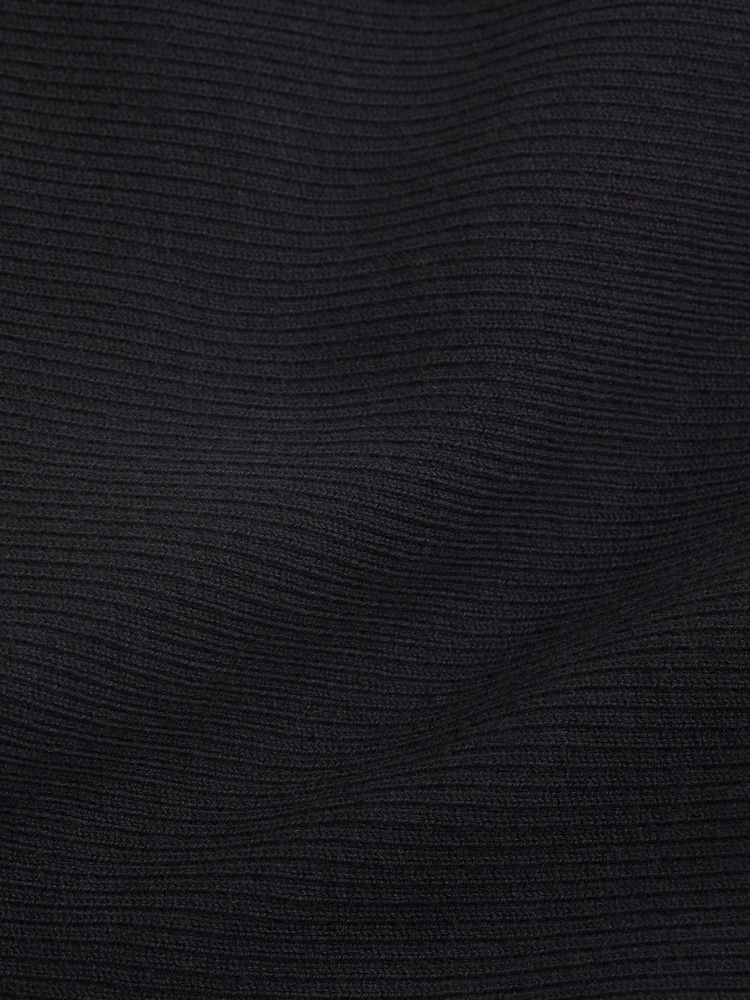 Calvin Klein Black Cotton Blend Jumper Skirt - Image 2 of 3