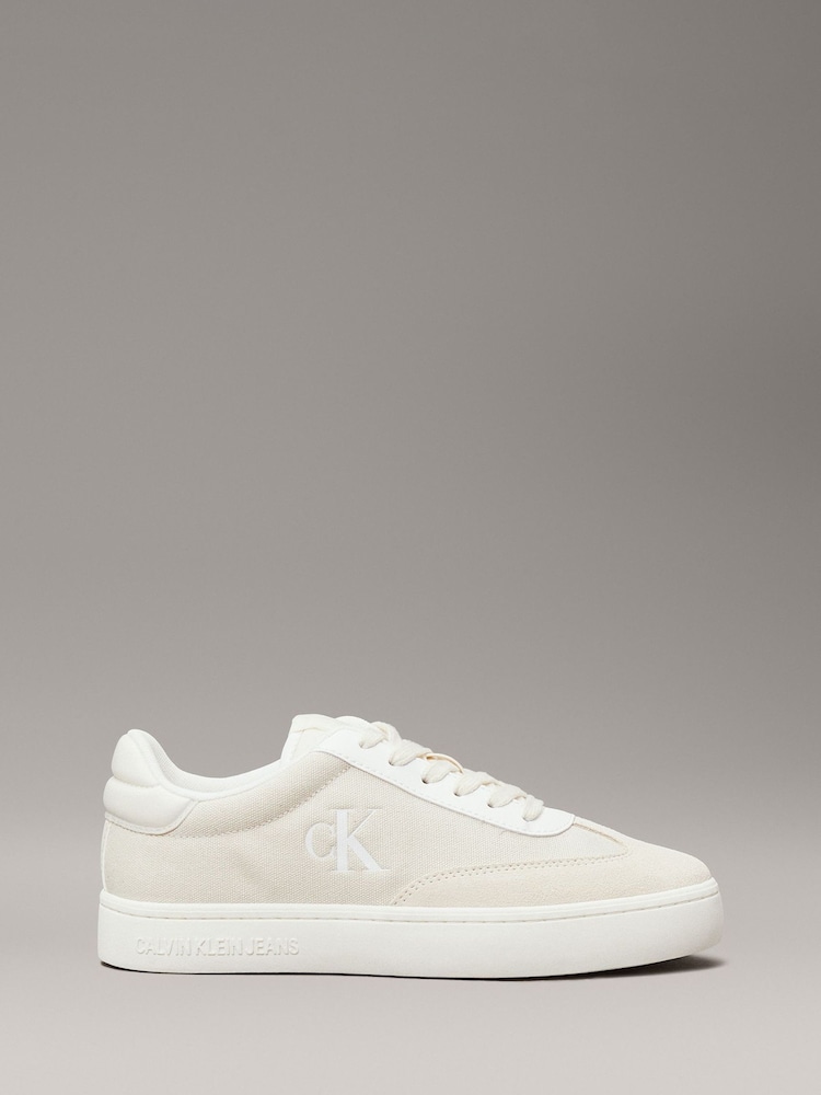 Calvin Klein Multi/White Classic Cupsole Low Trainers - Image 1 of 7 Calvin Klein Multi/White Classic Cupsole Low Trainers - Image 1 of 7