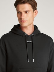 Calvin Klein Black Relaxed Hoodie With Nano Logo - Image 3 of 6