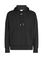 Calvin Klein Black Relaxed Hoodie With Nano Logo - Image 5 of 6