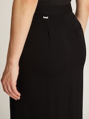 Calvin Klein Black Sheer Ankle Skirt - Image 4 of 7
