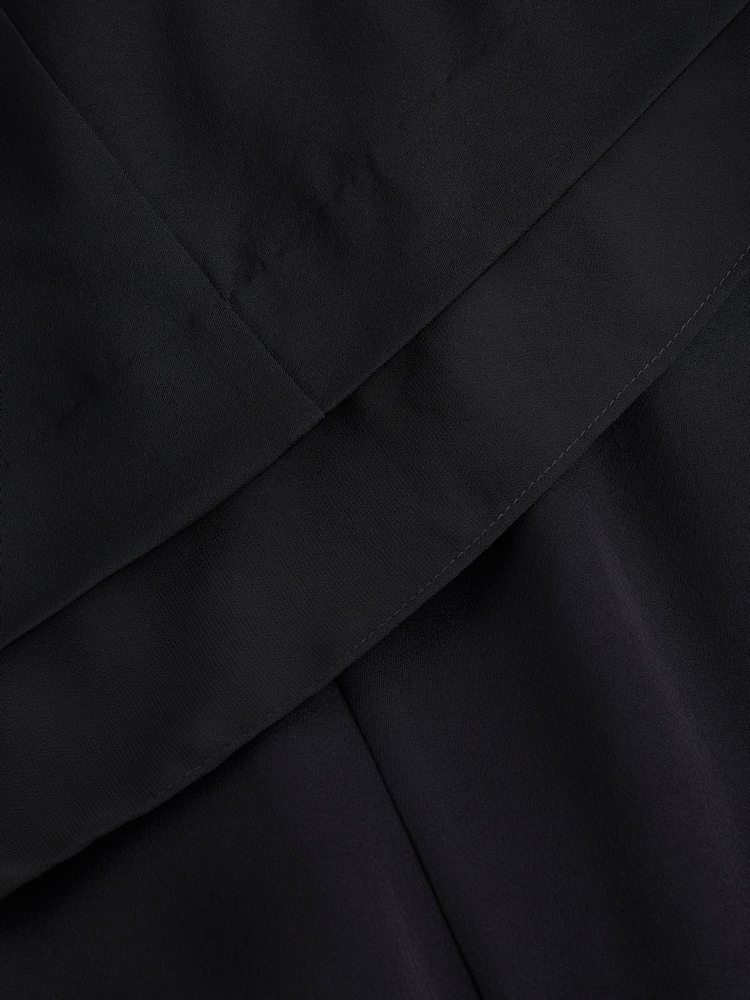 Calvin Klein Black Sheer Ankle Skirt - Image 7 of 7