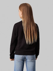Calvin Klein Black Unisex 100% Cotton Monogram Sweatshirt - Image 2 of 5