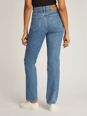 Calvin Klein Blue High Rise Straight Jeans - Image 2 of 6