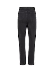 Calvin Klein Black High Rise Straight Jeans - Image 6 of 6