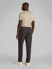 Calvin Klein Grey Tapered Knit Pleated Trousers - Image 3 of 8