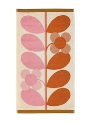 Orla Kiely Blush Stem Bloom Duo 100% Cotton Hand Towel - Image 4 of 5