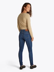Tommy Hilfiger Blue Como Mid Rise Skinny Jeans - Image 4 of 7