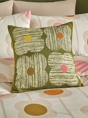 Orla Kiely Abacus Flower Duvet Cover and Pillowcase Set - Изображение 3 из 5