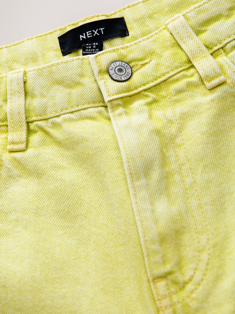 Green Rigid Denim Shorts - Image 7 of 8