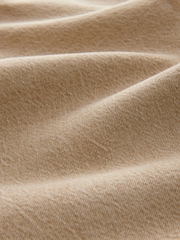 Beige Longline Jort Denim Shorts - Image 7 of 8