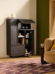 MADE.COM Dark Wood Effect Ascott Highboard - Image 2 of 7