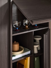 MADE.COM Dark Wood Effect Ascott Highboard - Image 3 of 7