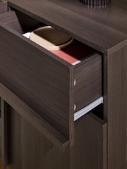 MADE.COM Dark Wood Effect Ascott Small Sideboard - Image 3 of 6