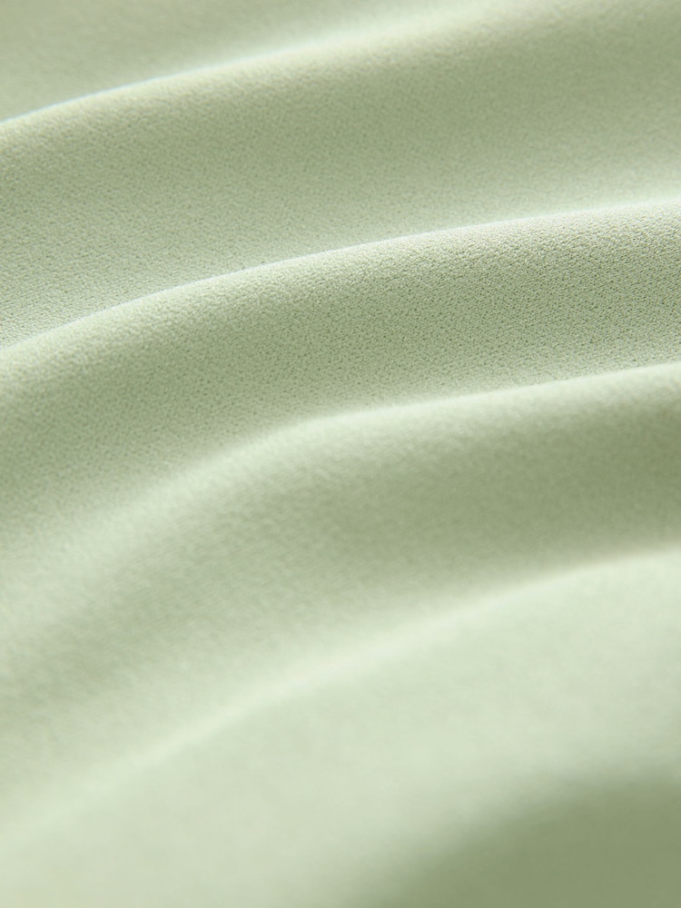 Sage Green Cape Maxi Dress - Image 8 of 8