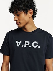 A.P.C. Navy Large Standard T-Shirt - Image 6 of 7