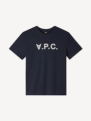 A.P.C. Navy Large Standard T-Shirt - Image 7 of 7
