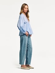 A.P.C. Blue Vera Blouse - Image 3 of 6