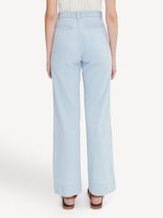 A.P.C. Pale Blue Emilie High Rise Flared Leg Jeans - Image 2 of 5
