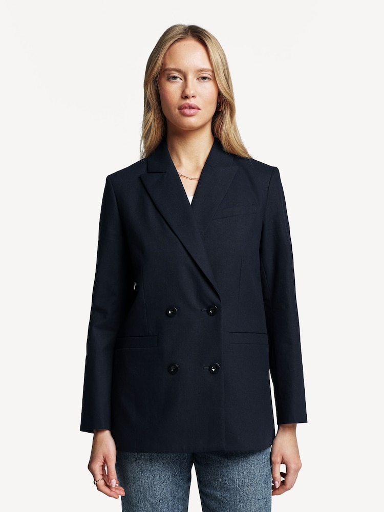 A.P.C. Blue Lucy Jacket - Image 1 of 8 A.P.C. Blue Lucy Jacket - Image 1 of 8