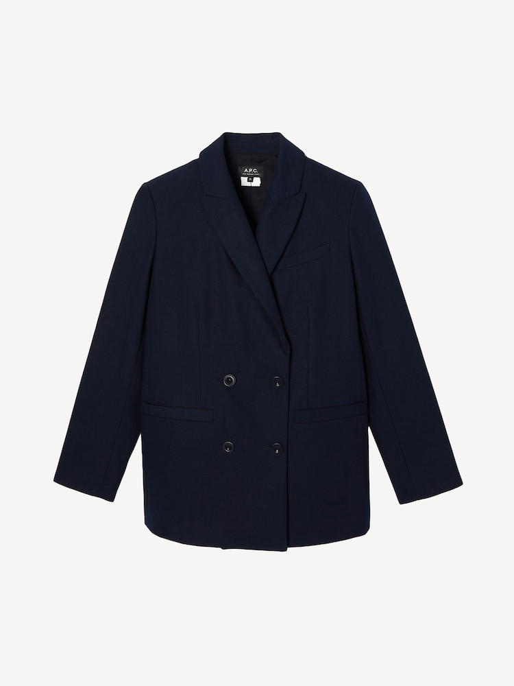 A.P.C. Blue Lucy Jacket - Image 8 of 8 A.P.C. Blue Lucy Jacket - Image 8 of 8