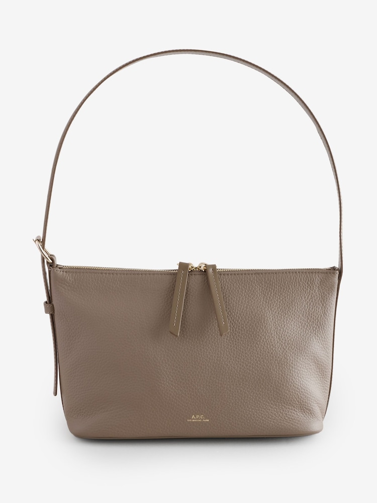 A.P.C. Brown Vera Shoulder Bag - Image 1 of 8 A.P.C. Brown Vera Shoulder Bag - Image 1 of 8