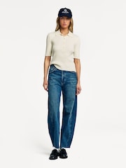 A.P.C. White Polo Danae Polo Shirt - Image 4 of 7