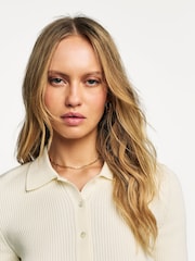 A.P.C. White Polo Danae Polo Shirt - Image 5 of 7
