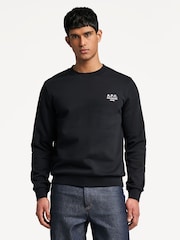 A.P.C. Black Rue Madame Standard Sweatshirt - Image 1 of 6