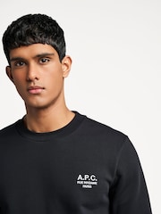 A.P.C. Black Rue Madame Standard Sweatshirt - Image 5 of 6