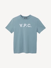 A.P.C. Blue Large Standard T-Shirt - Image 6 of 6