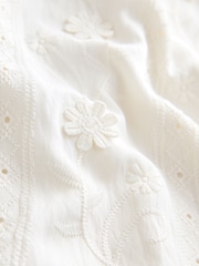 Cream Seersucker Bandeau Shift Dress - Image 8 of 8