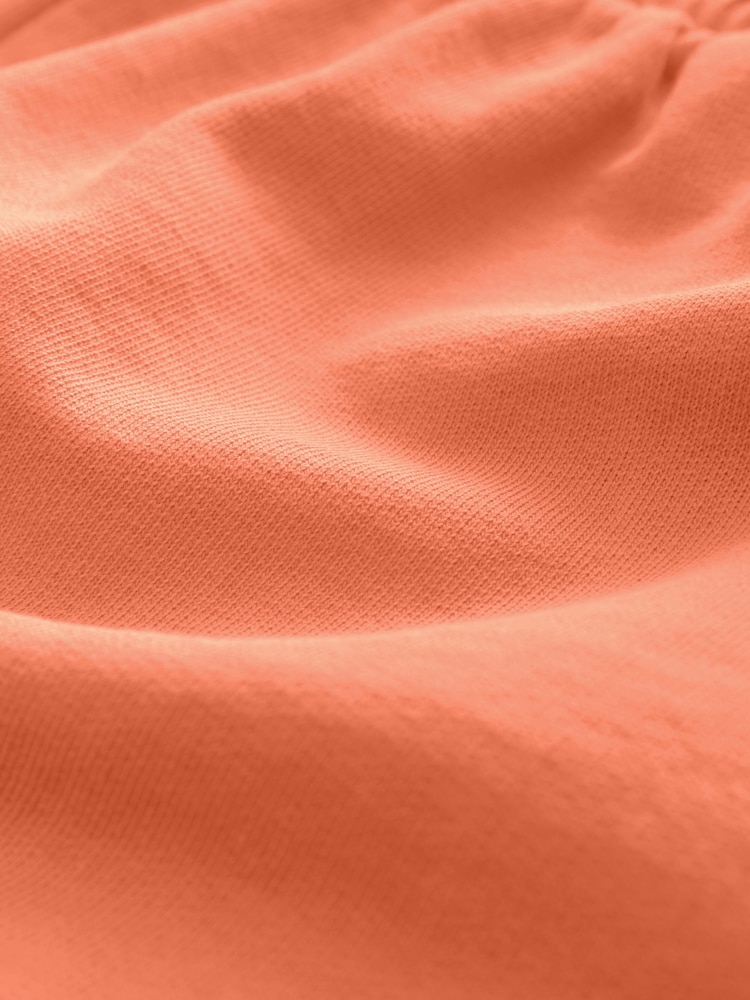 Orange 100% Cotton Jersey Shorts - Image 8 of 8