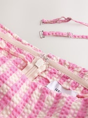Pink Check Bandeau Shift Dress - Image 3 of 3
