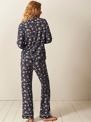 Stripe & Stare Long Sleeve Pyjamas Set - Image 3 of 4