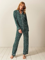 Stripe & Stare Long Sleeve Pyjamas Set - Image 2 of 4