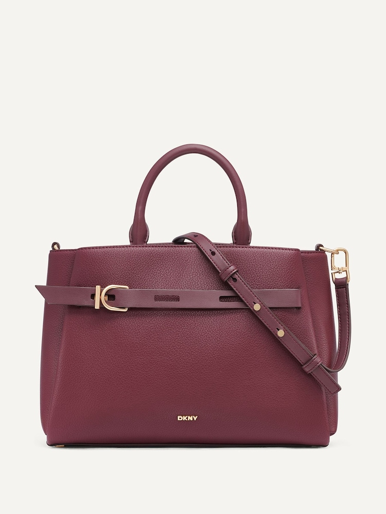 DKNY Red Onyx Satchel Bag - Image 1 of 4 DKNY Red Onyx Satchel Bag - Image 1 of 4