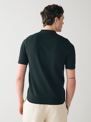 Fred Perry Waffle Knitted Polo Shirt - Image 2 of 6
