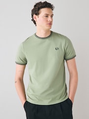 Fred Perry Twin Tipped Logo T-Shirt - Image 1 of 6