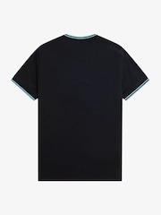 Azul lapislázuli - Fred Perry Twin T-Tipped Logo camiseta - Imagen 6 de 6