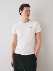 Fred Perry Twin Tipped Logo T-Shirt - Image 1 of 6