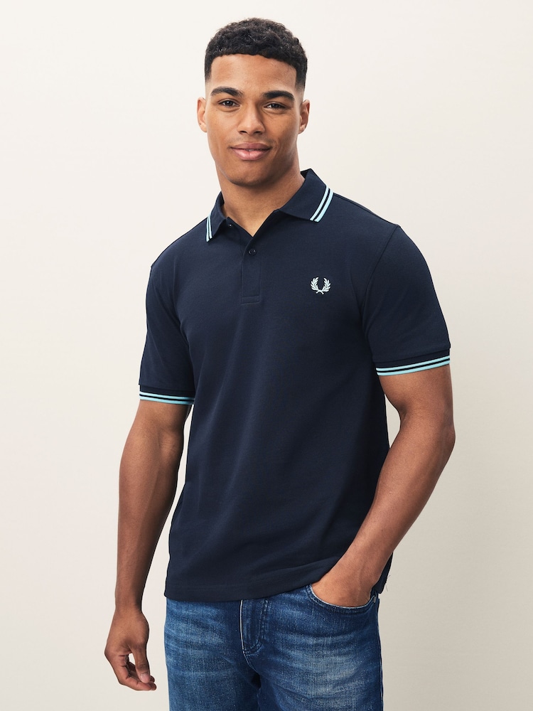 Fred Perry Twin Tipped Polo Shirt - Image 1 of 6 Fred Perry Twin Tipped Polo Shirt - Image 1 of 6