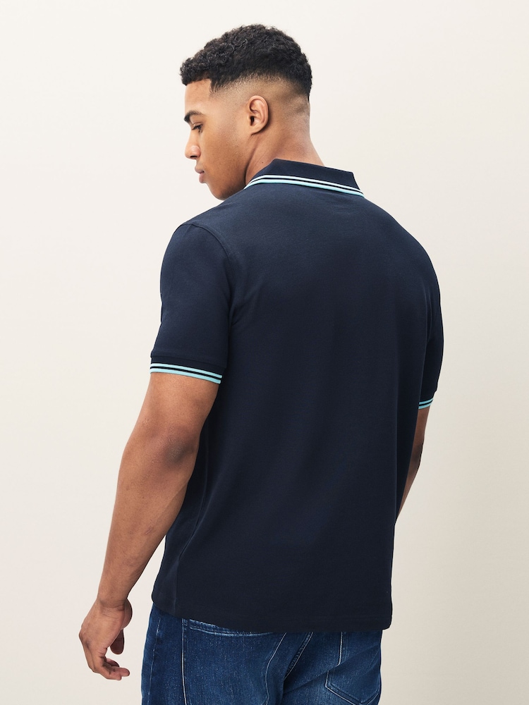 Fred Perry Twin Tipped Polo Shirt - Image 2 of 6 Fred Perry Twin Tipped Polo Shirt - Image 2 of 6